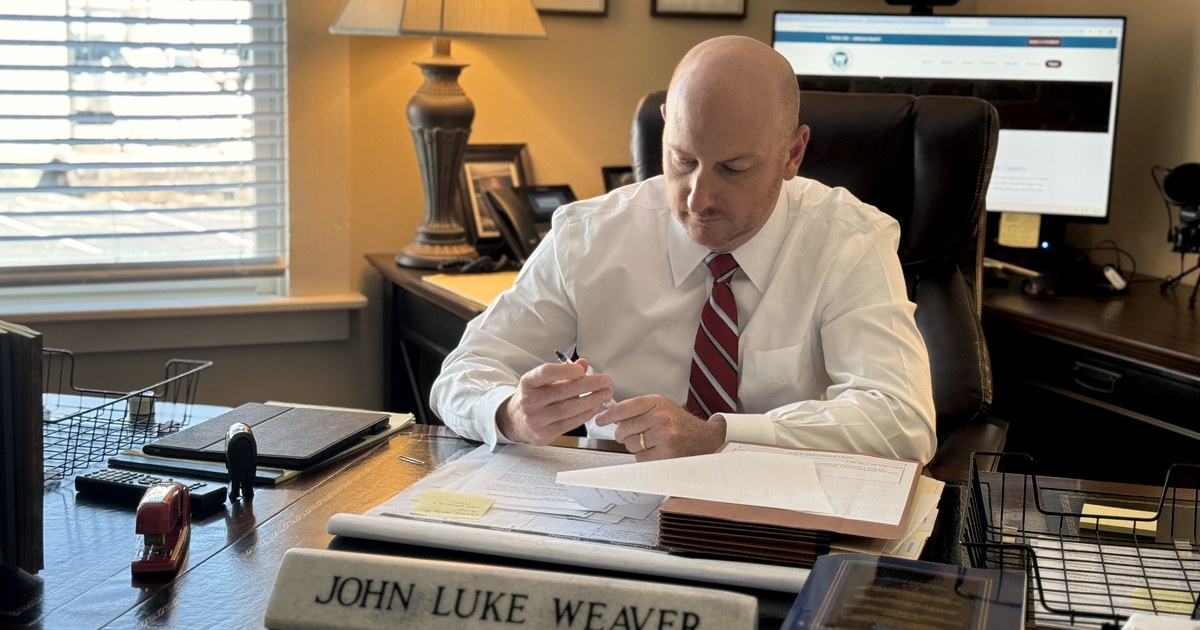 DUI defense attorney working at his desk
