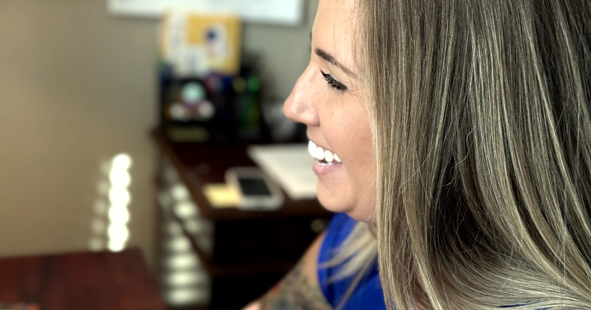 Team member at J.L. Weaver Law Firm front desk