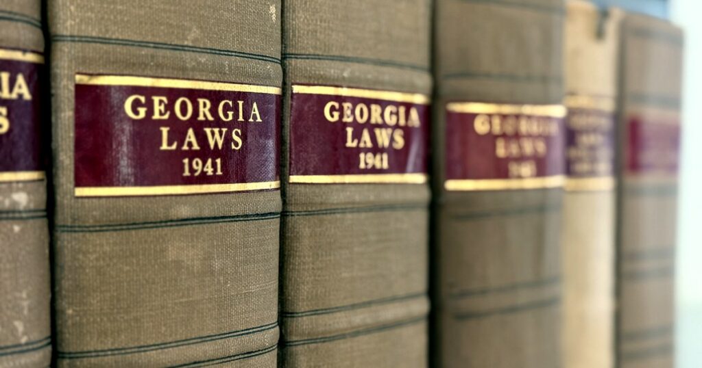 Legal reference library at J.L. Weaver Law Firm